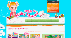 Desktop Screenshot of juegosdebabyhazel.com